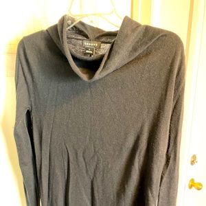 Black wool turtleneck.